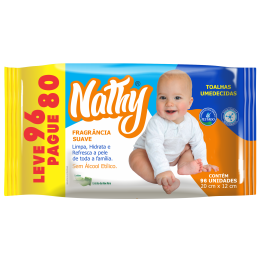 Toalha Umedecida Nathy 96und