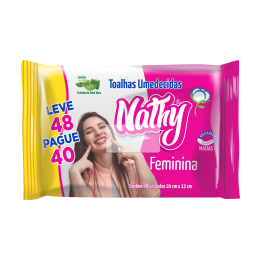 Toalha Umedecida Feminina 48und