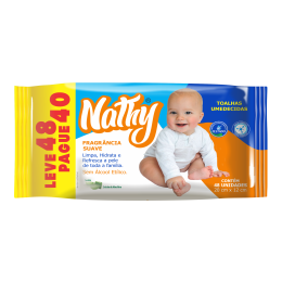 Toalha Umedecida Nathy 48und