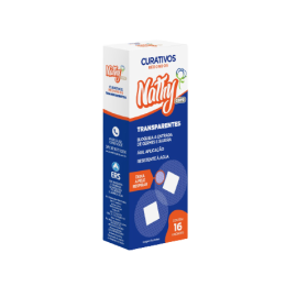 Curativo Redondo Transparente 16und
