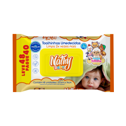 Toalha Umedecida Nathy Baby 48und