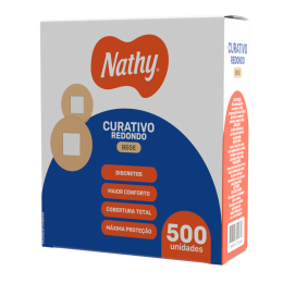 Curativo Redondo Bege 500und